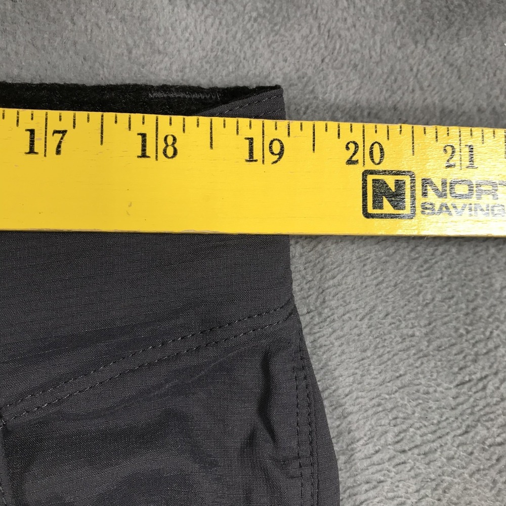 LL Bean Pants Womens 18 Gray Nylon Outdoors Hiking Casual Convertible Stretch - Picture 9 of 16